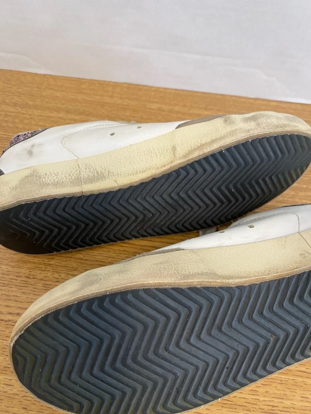 Golden Goose Super Star Sneakers with Glitter Heel - Picture 10 of 12